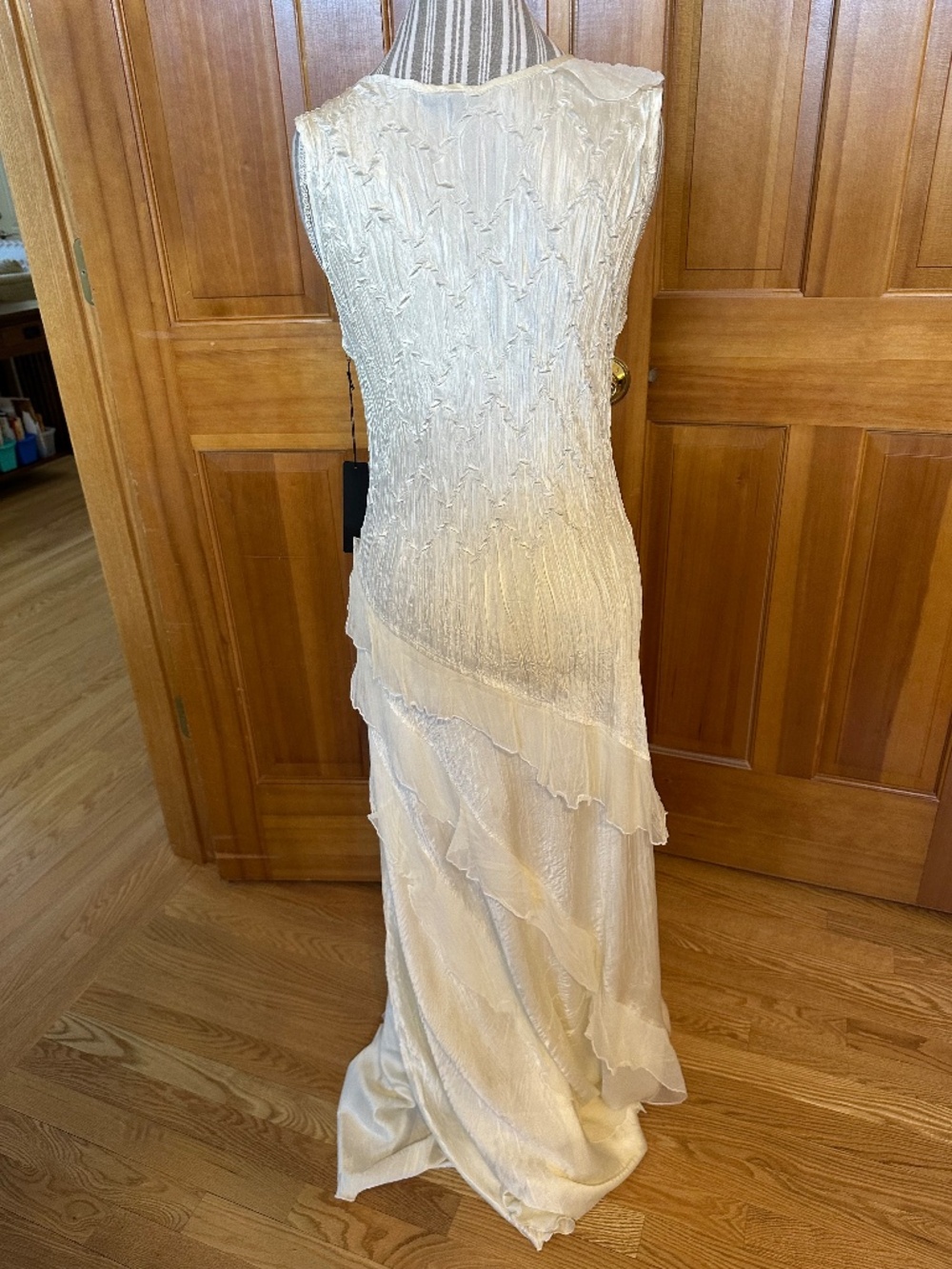 NWT Komarov Ivory Evening/Wedding Dress - Picture 2 of 7